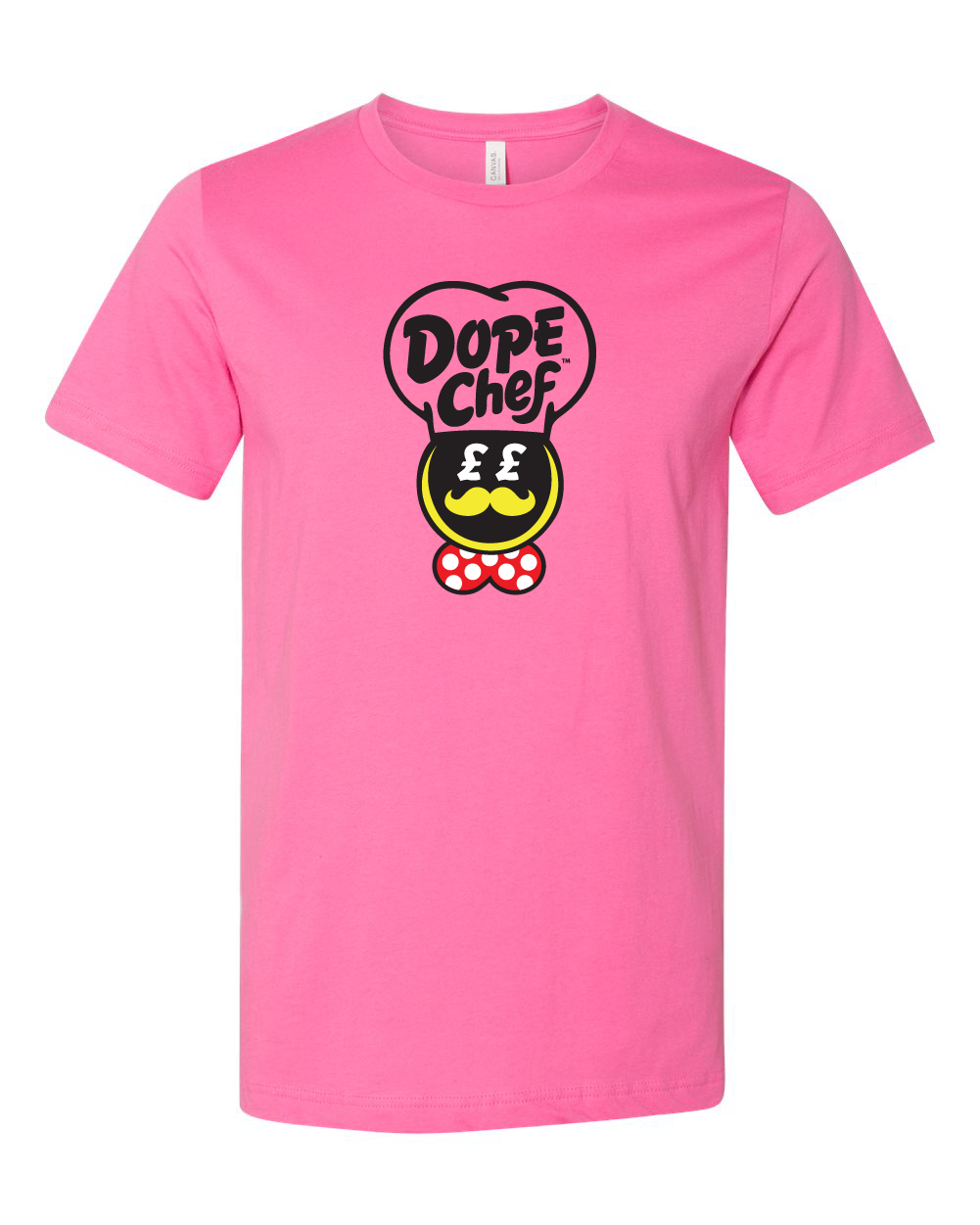 DOPE CHEF™ CANCER AWARENESS PREMIUM UNISEX T-SHIRT — WEAR THE FREQUENCY OF UNITY ( Charity Pink )